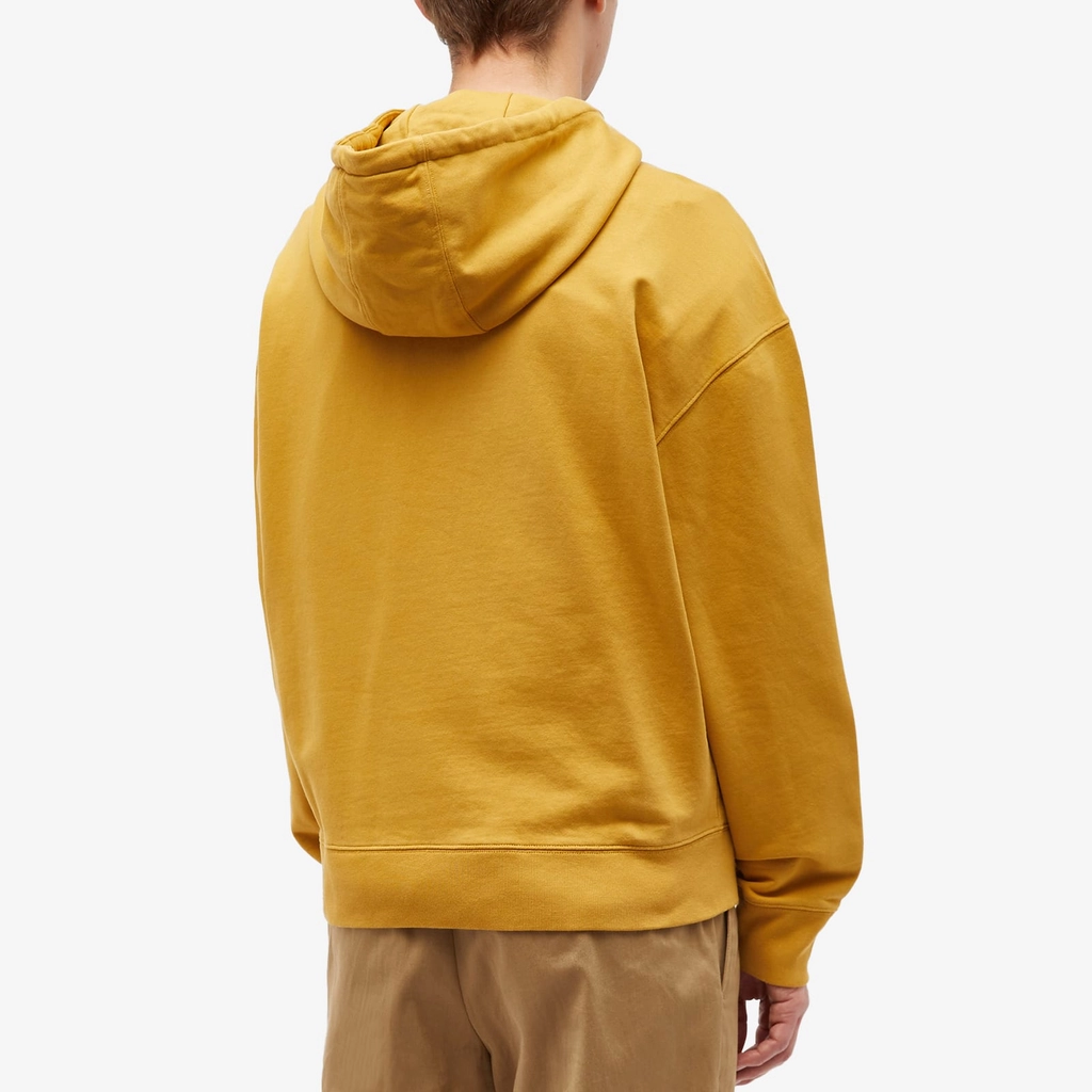 Maison Kitsune Tonal Fox Head Patch Oversize Hoodie Trench